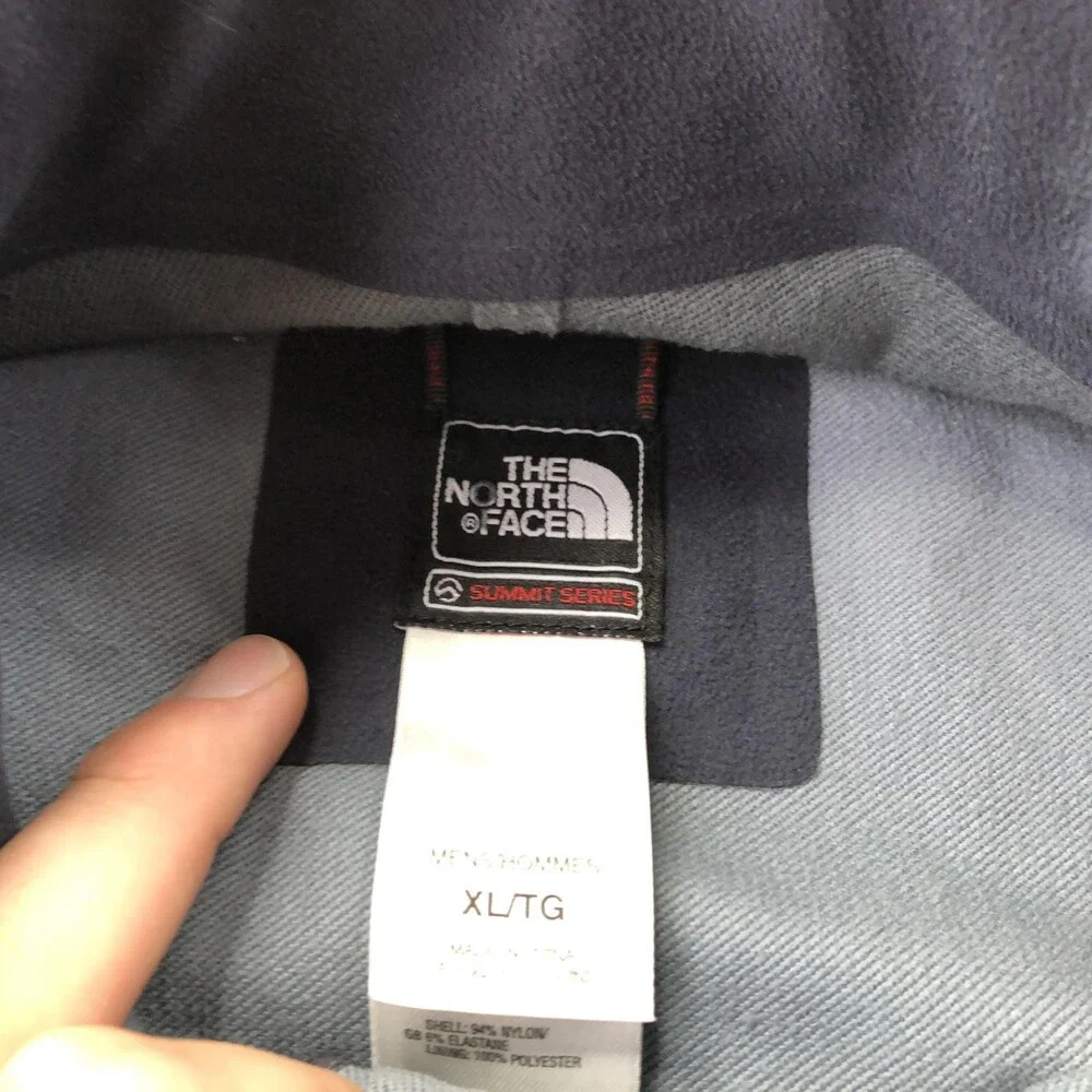The North Face Jacket Mens XL Gray Softshell Full Zip Summit Series Windbreaker
